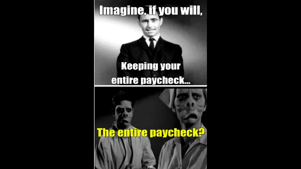 The FAIR TAX. Not the Twilight Zone - 💰 Tax reform - 👎 Income Tax - 💰 Fair Tax #shorts