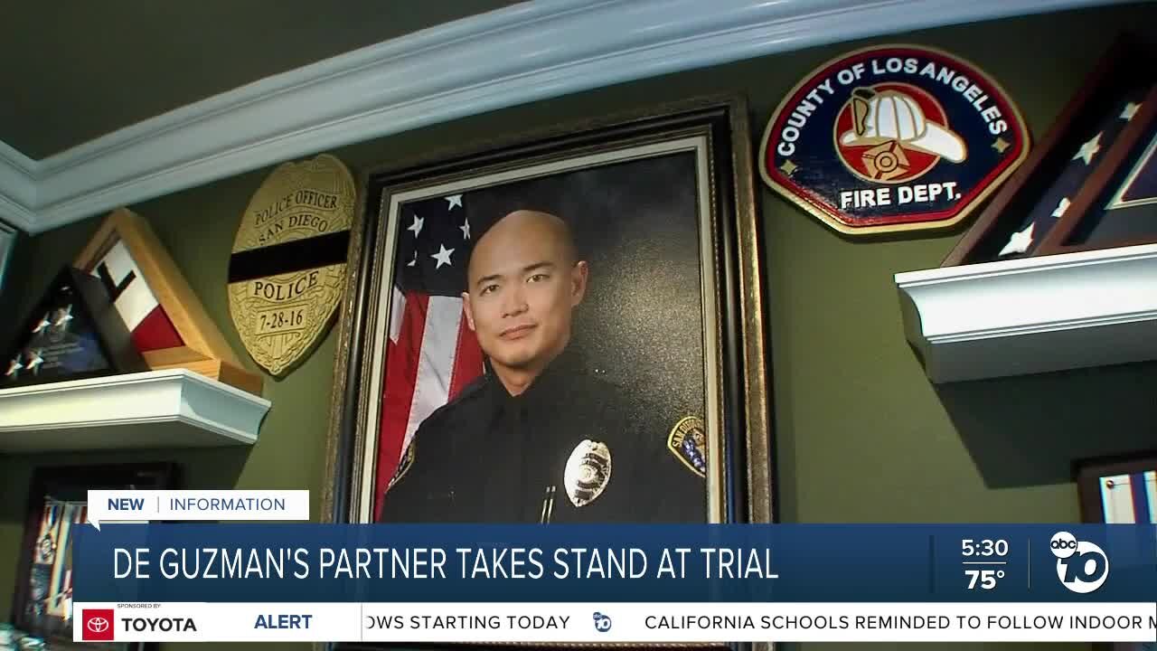 Partner of slain SDPD officer takes stand in trial