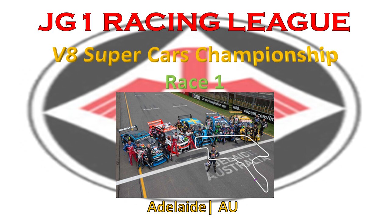 Race 1 | JG1 Racing League | V8 Super Cars Championship | Adelaide 2011 | AU