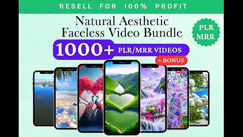 Nature Reels Bundle Faceless Video