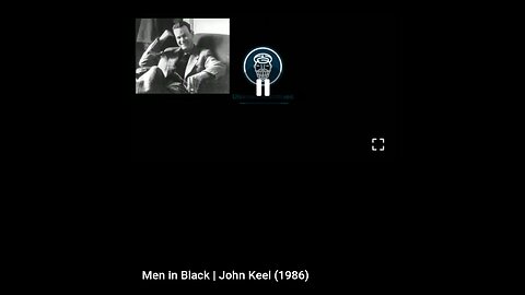 Audiotape: John Keel and Men in Black