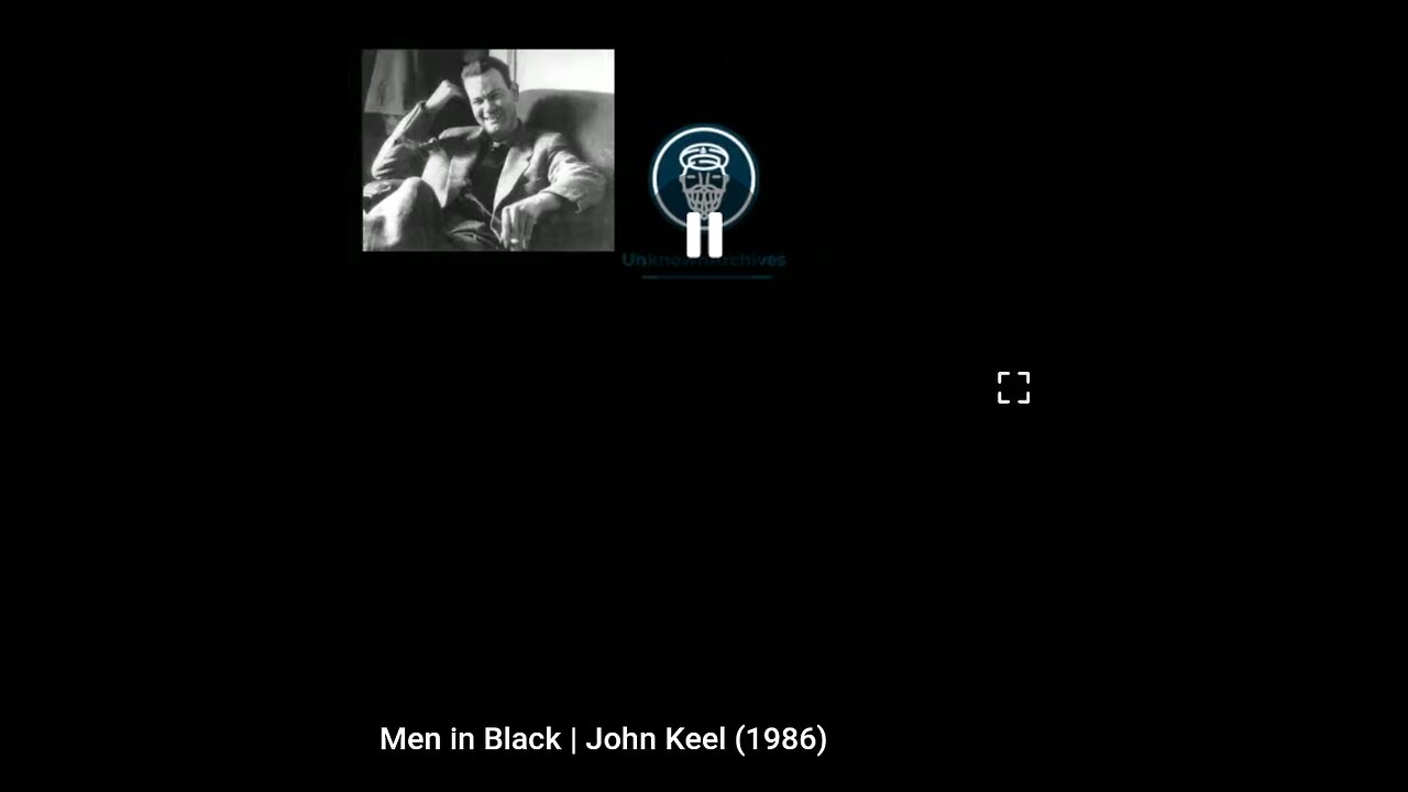 Audiotape: John Keel and Men in Black