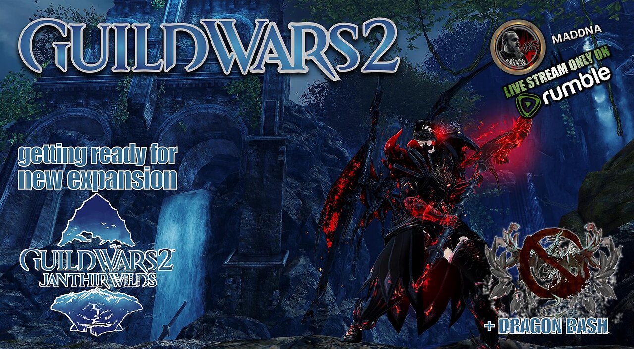 GUILD WARS 2 073 MACC getting ready for new expansion Aug 20 JANTHIR WILDS + DRAGON BASH 03