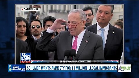 Senator Chuck Schumer says that all illegal immigrants should be given amnesty & an eventual pathway to American citizenship