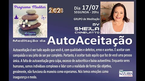 Programa Meditar By Sheila Chinelatto.