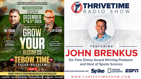 Business Conference | The Difference Between Good & Great? + Pattern Recognition 101 + 6X Emmy Winner & ESPN Sports Science Founder, John Brenkus | Join Tebow At Clay Clark's 2-Day Business Workshop! (Dec 5-6)