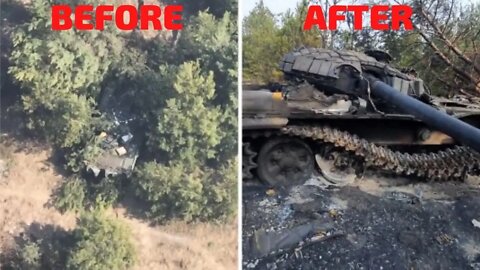 RUSSIAN TANK BEFORE AND AFTER!