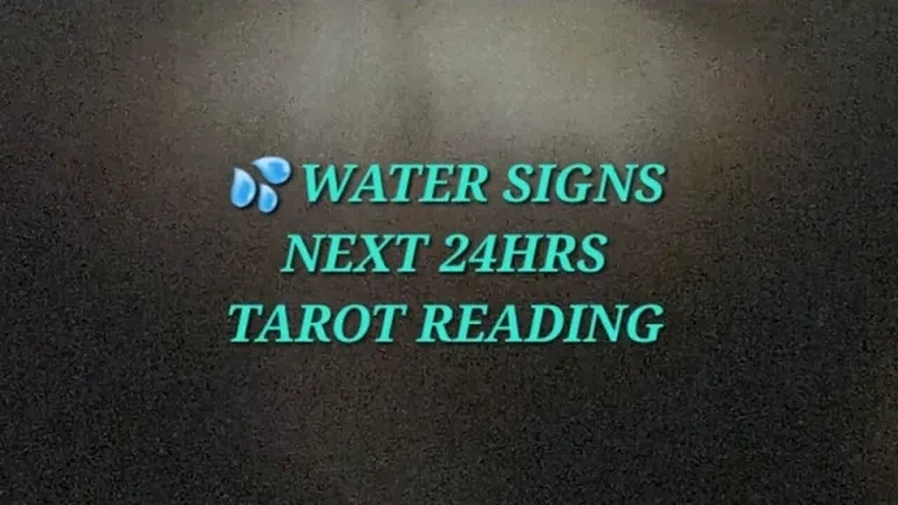 🌊WATER SIGNS- SOMETHING LEGAL, SOMETHING SPIRITUAL - NEXT 24HRS TAROT READING