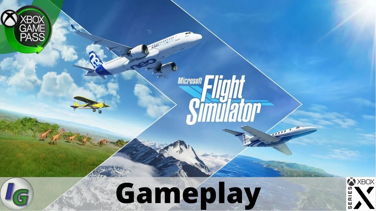 Microsoft Flight Simulator Gameplay on Xbox Series X and Xbox Game Pass