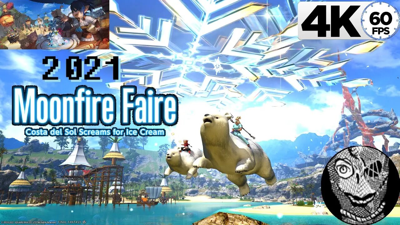 [2021 Moonfire Faire] (Costa del Sol Screams for Ice Cream) Final Fantasy XIV 4k