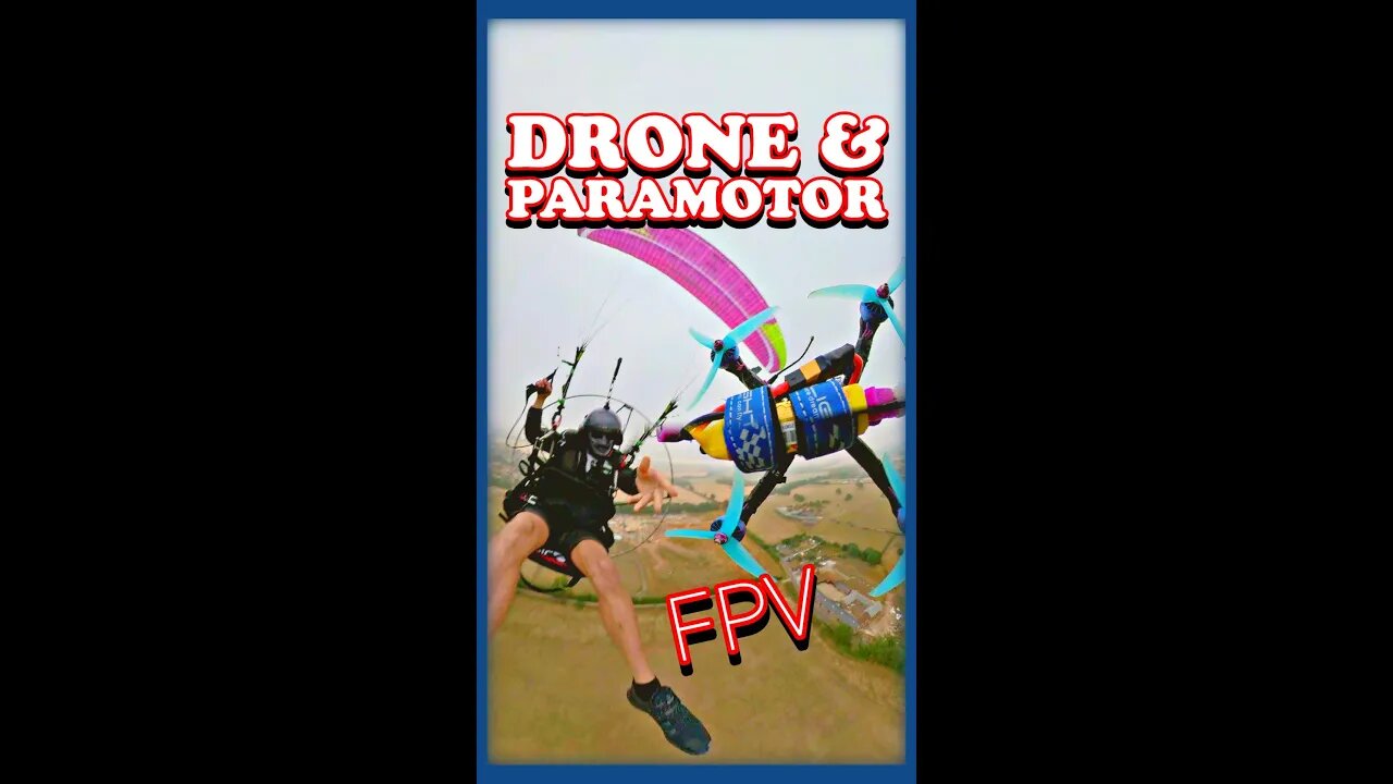 Raw FPV Drone and Paramotor @FPV CHRISSY BOY Operating Drone