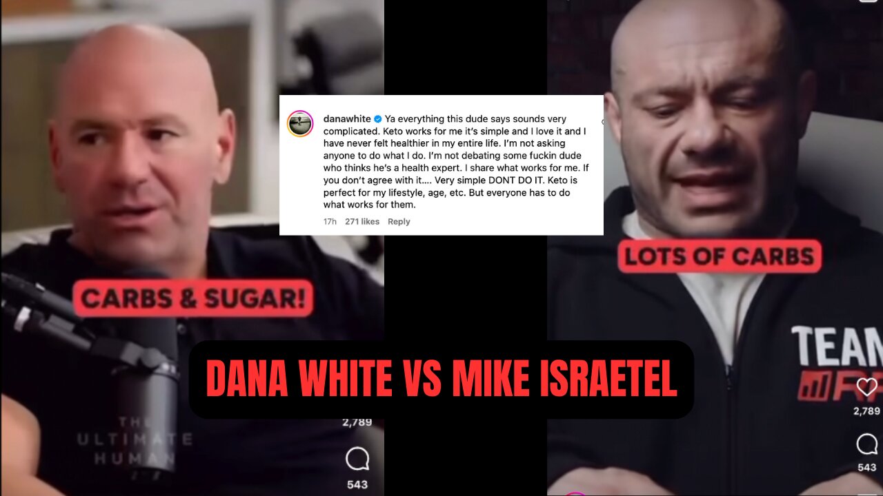 Dana White Lays the Smack Down on Mike Israetel