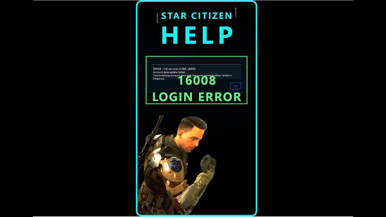 16K Error | You Can't Log In To Star Citizen?