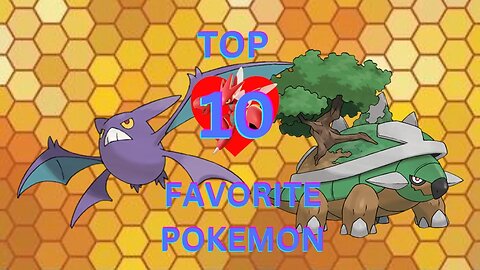 My top 10 favorite pokemon