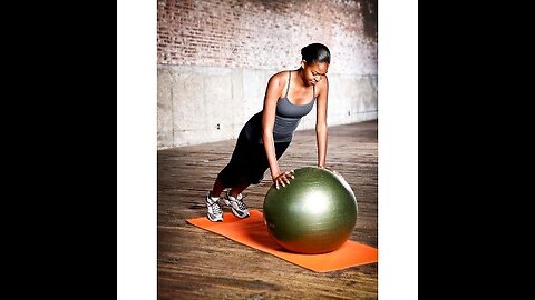 Natural Fitness Pro Burst Resistant Exercise Ball