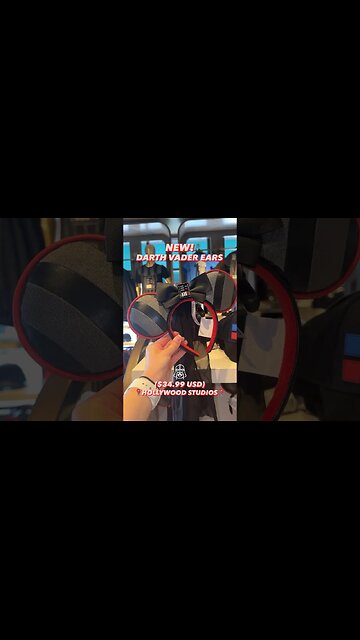 Darth Vader Ears 🖤 #StarWars