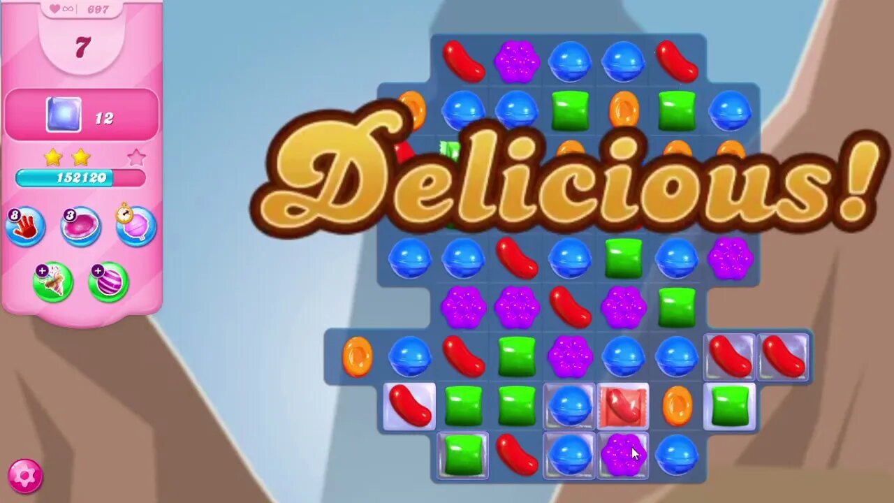 Candy Crush Saga Level 697
