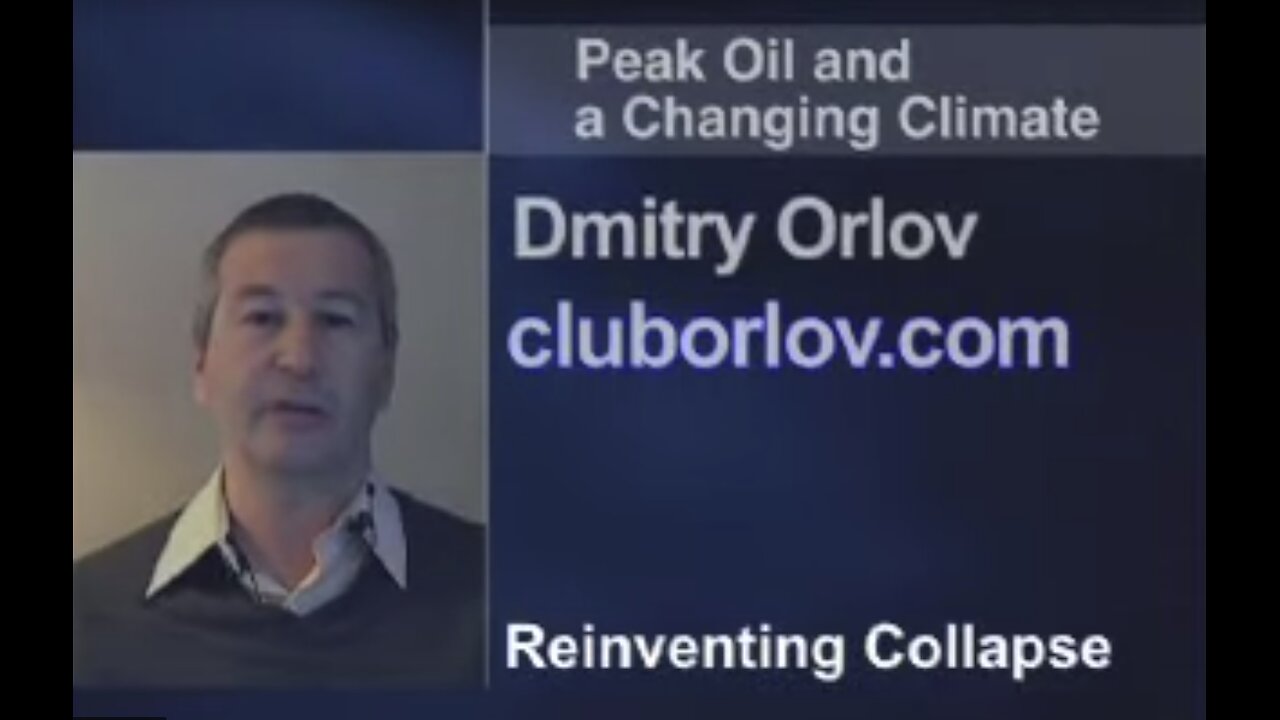 Peak Oil Lessons From The Soviet Union - Dmitry Orlov