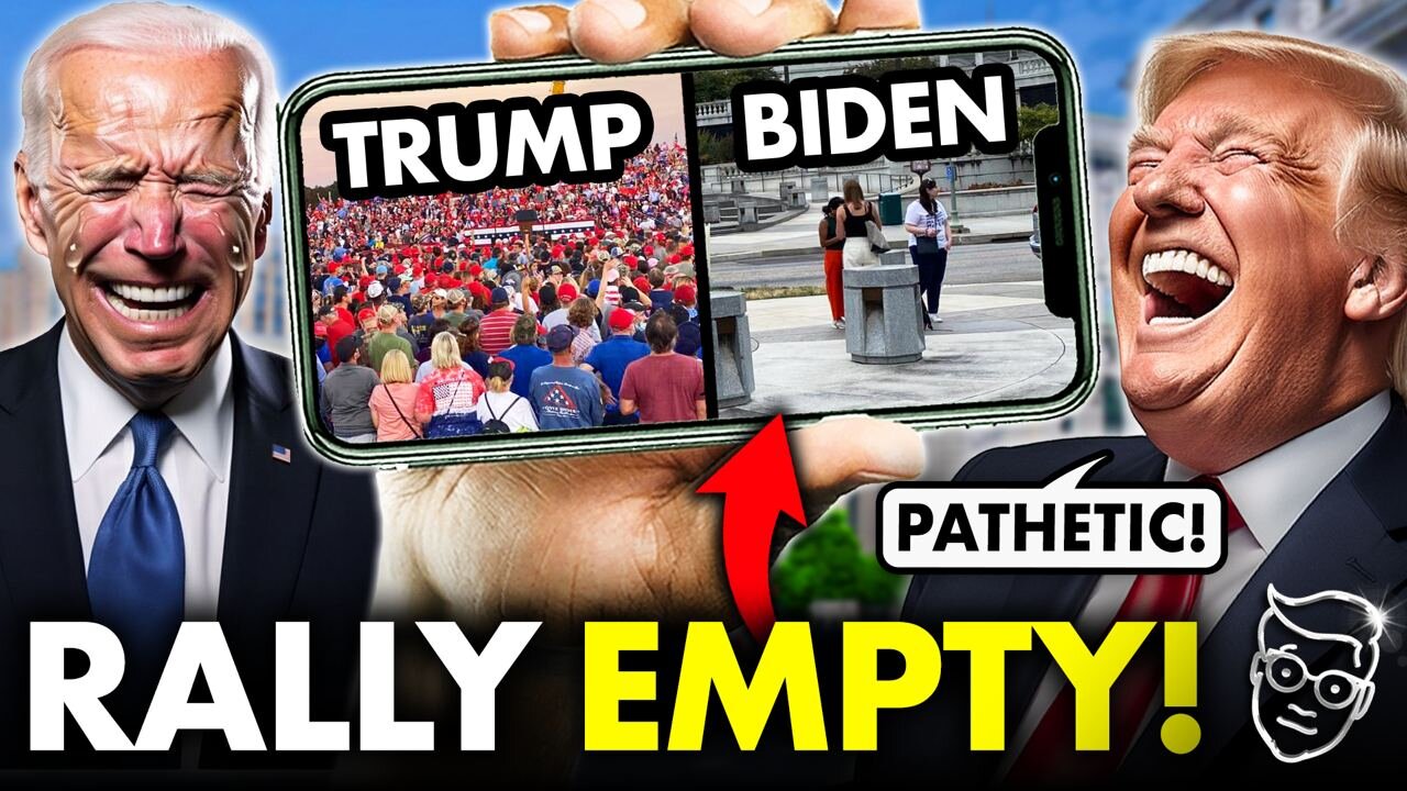 YIKES! Biden Rally Today Draws Less Than A DOZEN People in Must-Win State | Team Trump SAVAGES Joe 😂