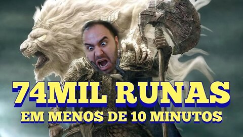 ELDEN RING - 74MIL RUNAS EM MENOS DE 10 MINUTOS!