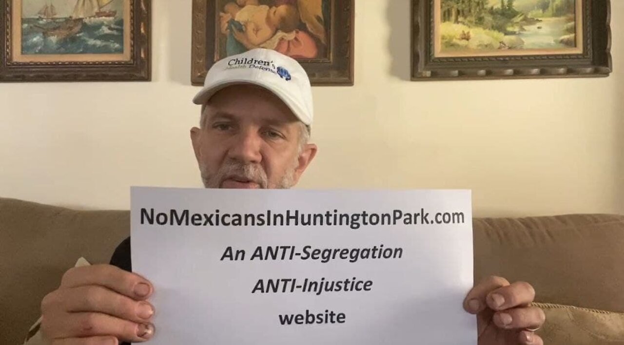 What NoMexicansInHuntingtonPark.com is about