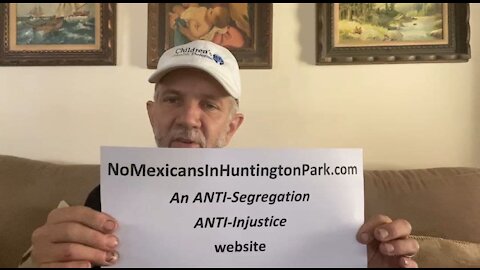 What NoMexicansInHuntingtonPark.com is about