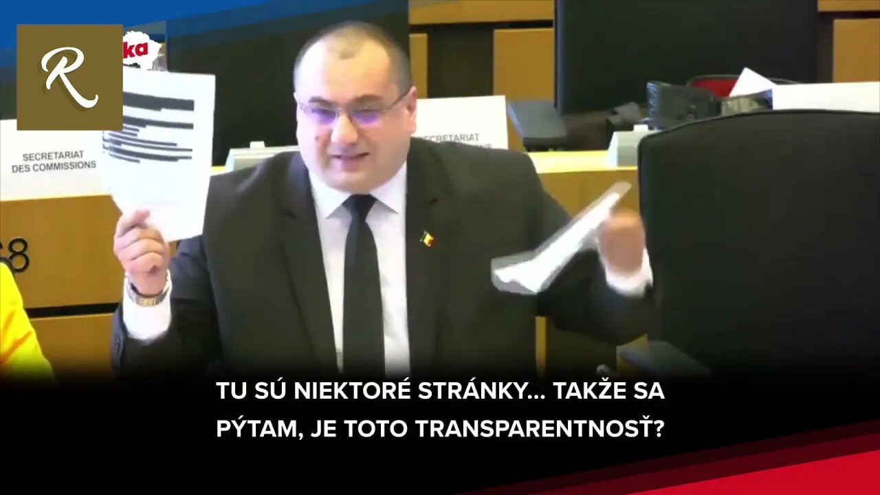 Vy ste nútili ľudí..... - rumunsky europoslanec Terhes