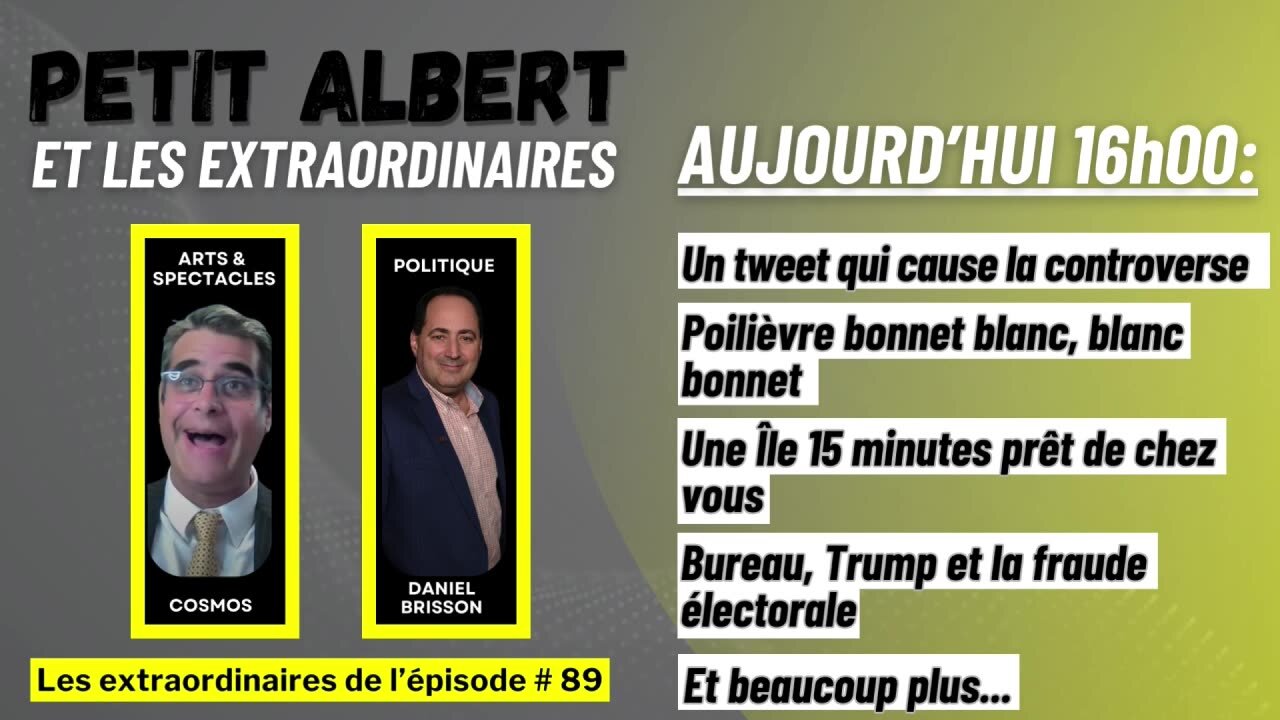 Petit Albert et les extraordinaires Épisode # 89 - Mardi 30 avril