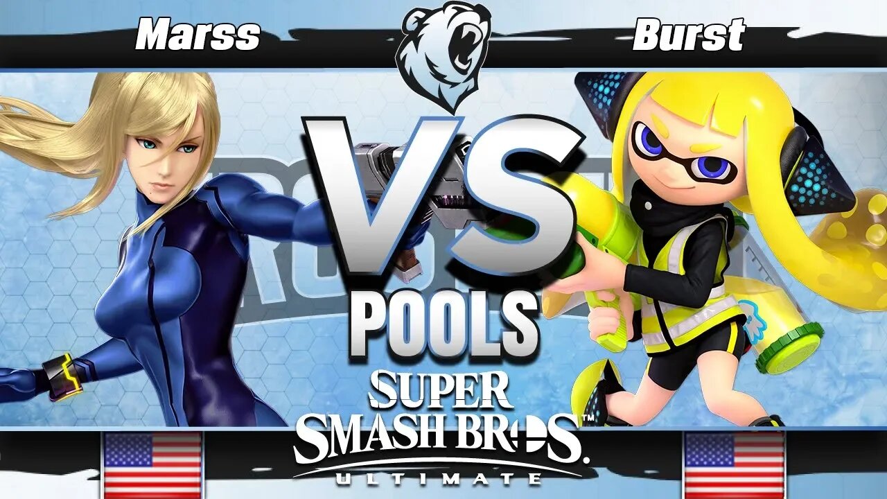 Marss (Zero Suit Samus, Mega Man) vs. FP | Burst (Inkling/Yoshi) - Ultimate Pools - Frostbite 2019