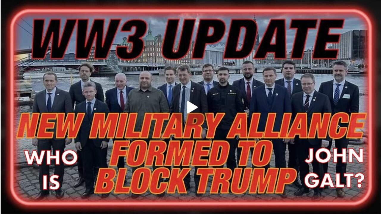 ALEX JONES W/ Breaking WW3 Update: New Military Alliance Formed 2 Block POTUS Trump's Plan. Nov25