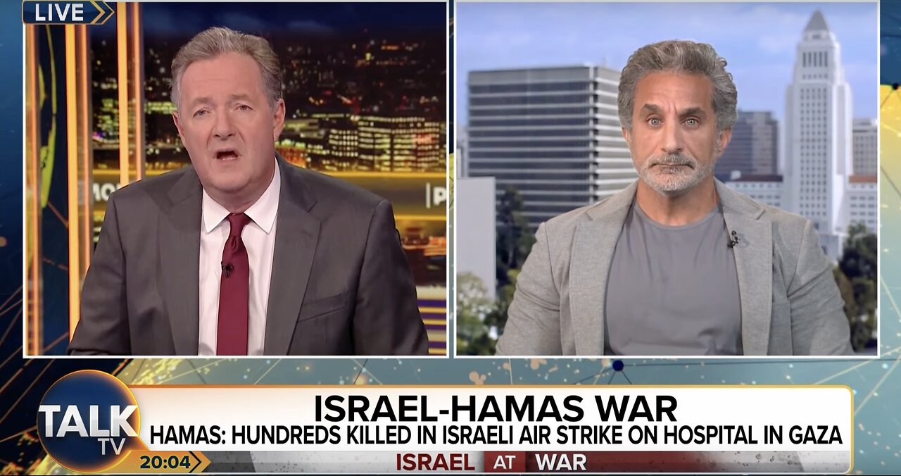 Israel - Hamas War: Piers Morgan vs Bassem Youssef | باسم يوسف يفحم أشهر مذيع بريطاني