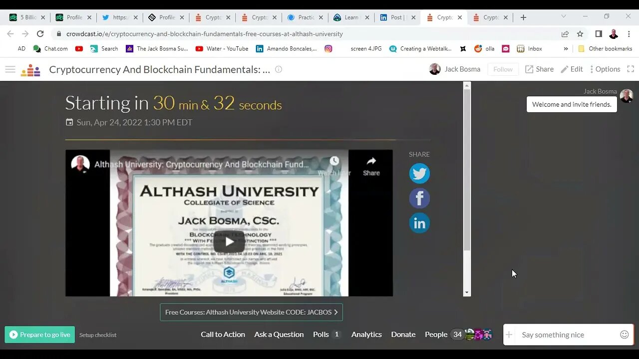 Join Altash University Today And Learn Crypto And Blockchain With Us Free