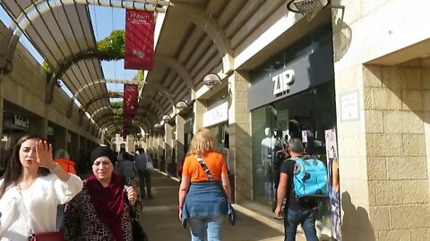 Mamilla Mall - very upscale in Jerusalem. Beyond my budget. Walk with me and see for yourself. (1)