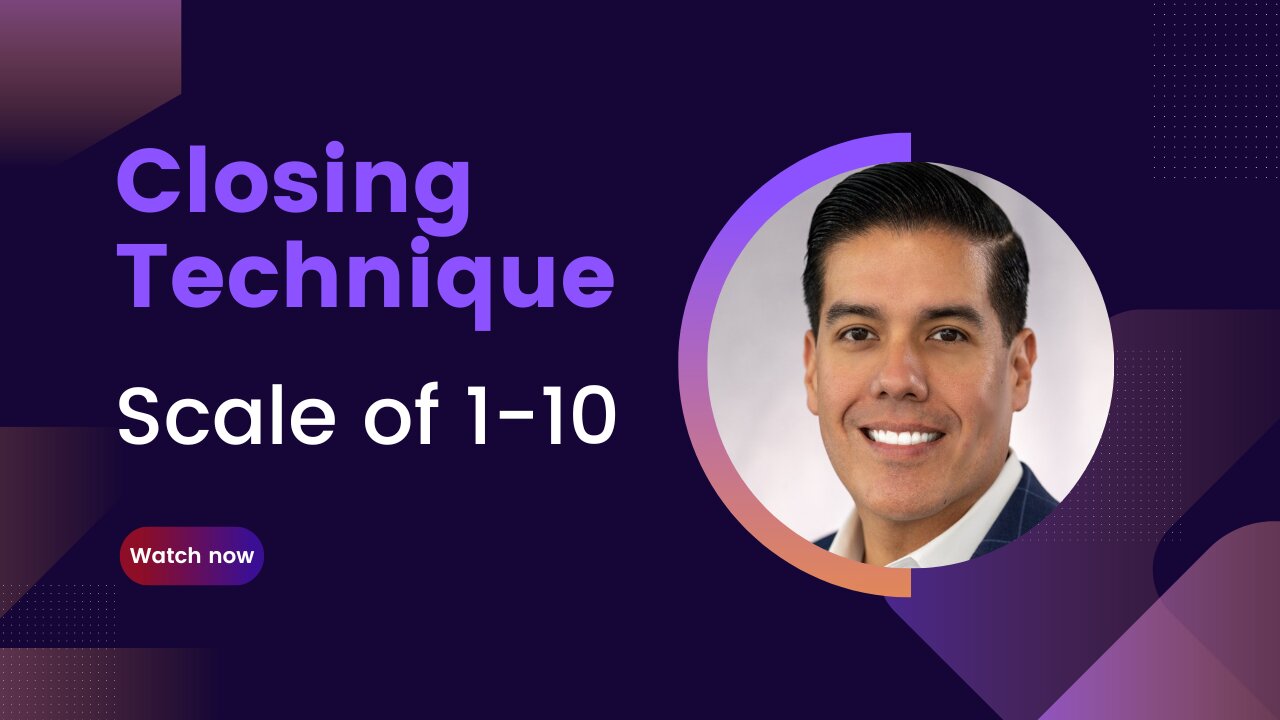 Closing technique - 1-10
