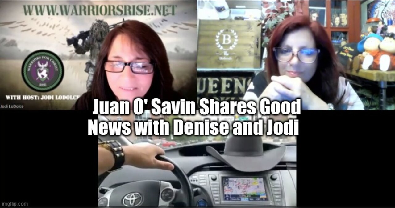 Juan O' Savin Shares Good News with Denise and Jodi