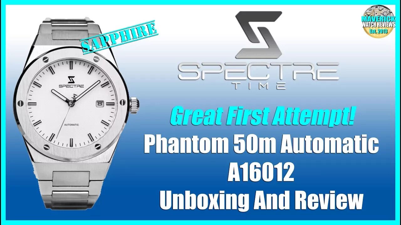 Microbrand Great First Attempt! | Spectre Phantom 50m Automatic A16012 Unbox & Review