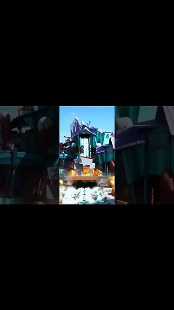 This ride is so scary!! 😱💦 #shorts