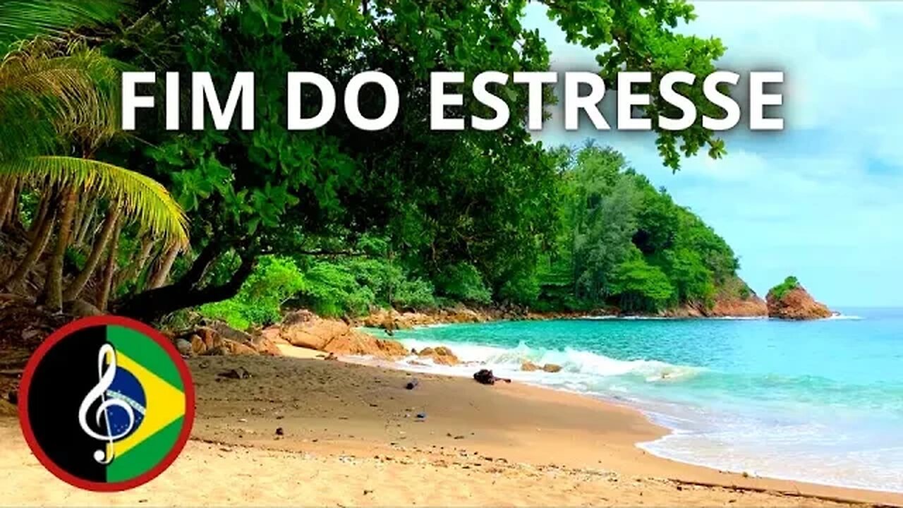 🏖️ ONDAS DO MAR para combater ESTRESSE e ANSIEDADE - 8 horas de duração [VÍDEO DA NATUREZA]