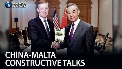 Chinese top diplomat Wang Yi meets US National Security Advisor Jake Sullivan in Malta