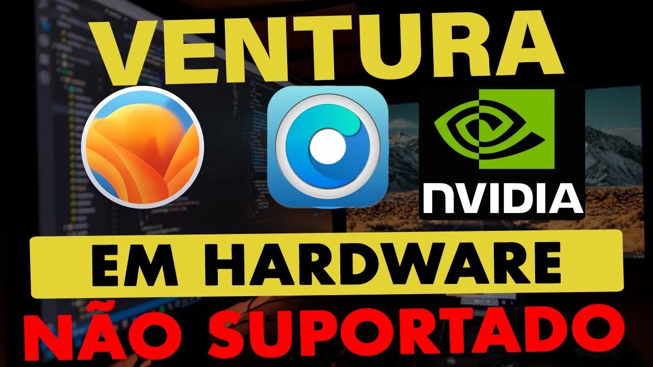 🔥INSTALANDO VENTURA EM HACKINTOSH, MACBOOK IMAC MAC MINI NÃO SUPORTADO 👊 NOVIDADES NVIDIA 900/1000 😱