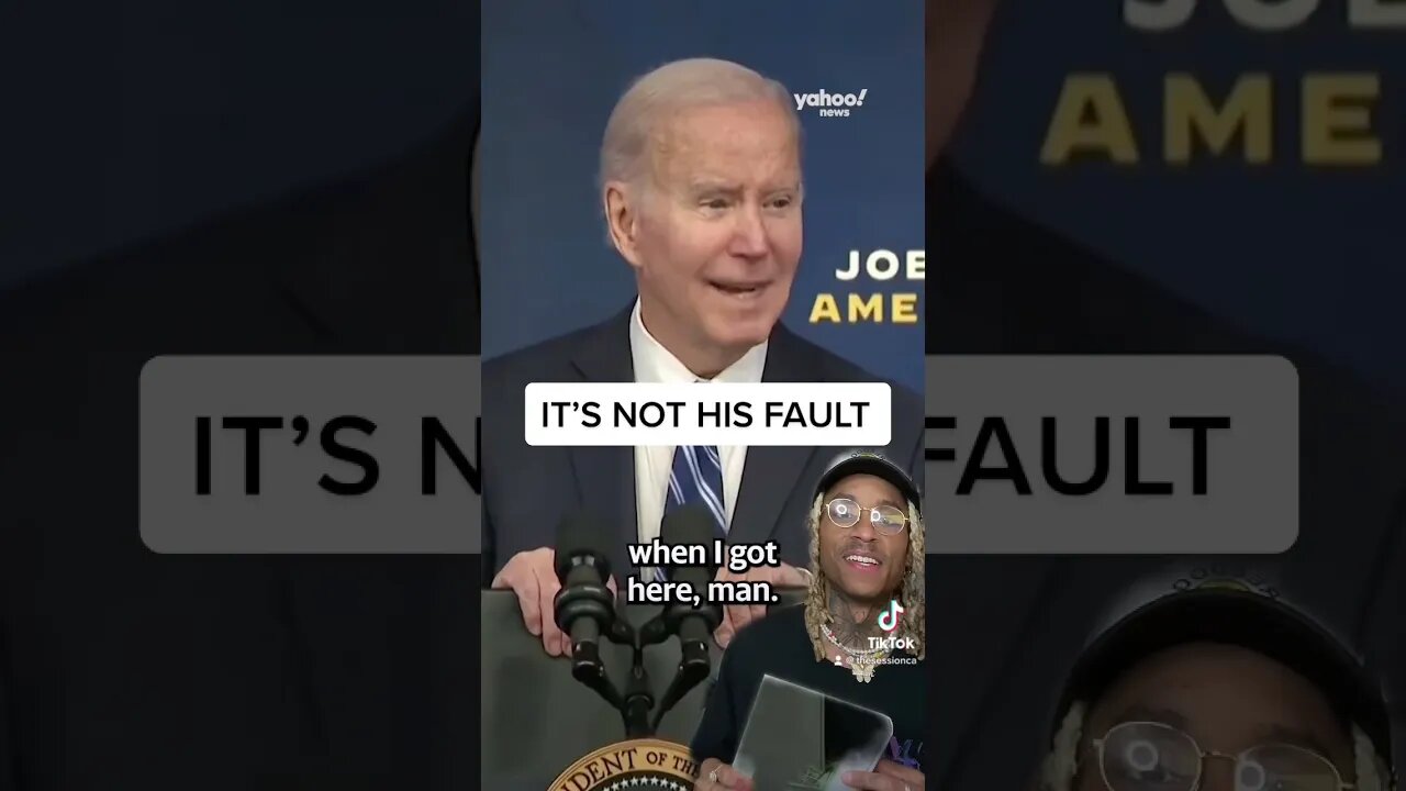 Biden “I’m not taking ANY blame” #shorts #joebiden