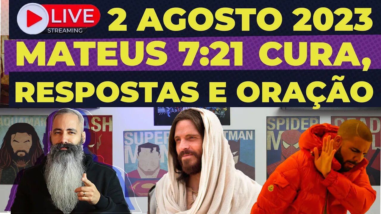 LIVE - #10 - NEM TODOS QUE DIZEM SENHOR, ENTRARÃO NO REINO DE DEUS