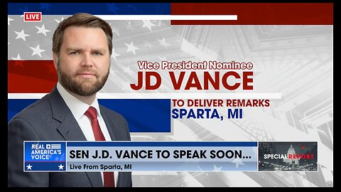 JD VANCE DELIVERS REMARKS IN SPARTA MICHIGAN