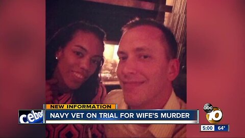 Navy vet on trial for wife's murder