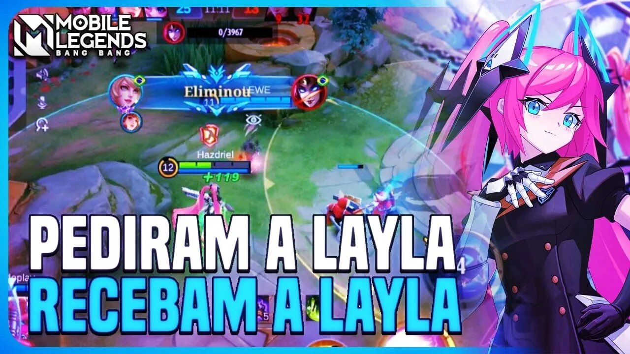 O CARA MANDOU DONATE PRA EU JOGAR DE LAYLINHA KKKKKKKKKKKKK | MLBB