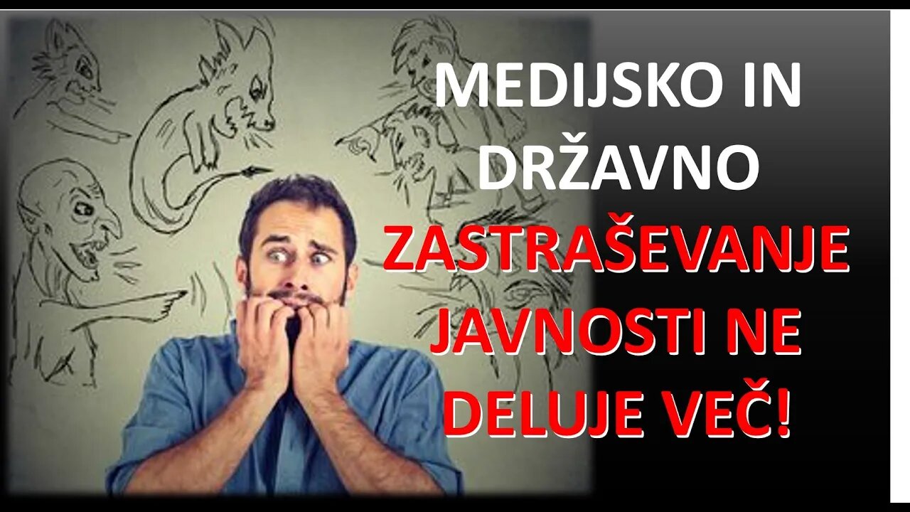 MOČNO PRIPOROČAMO-Najbolj se je treba bati strahu pred strahom! Vredno poslušanja!