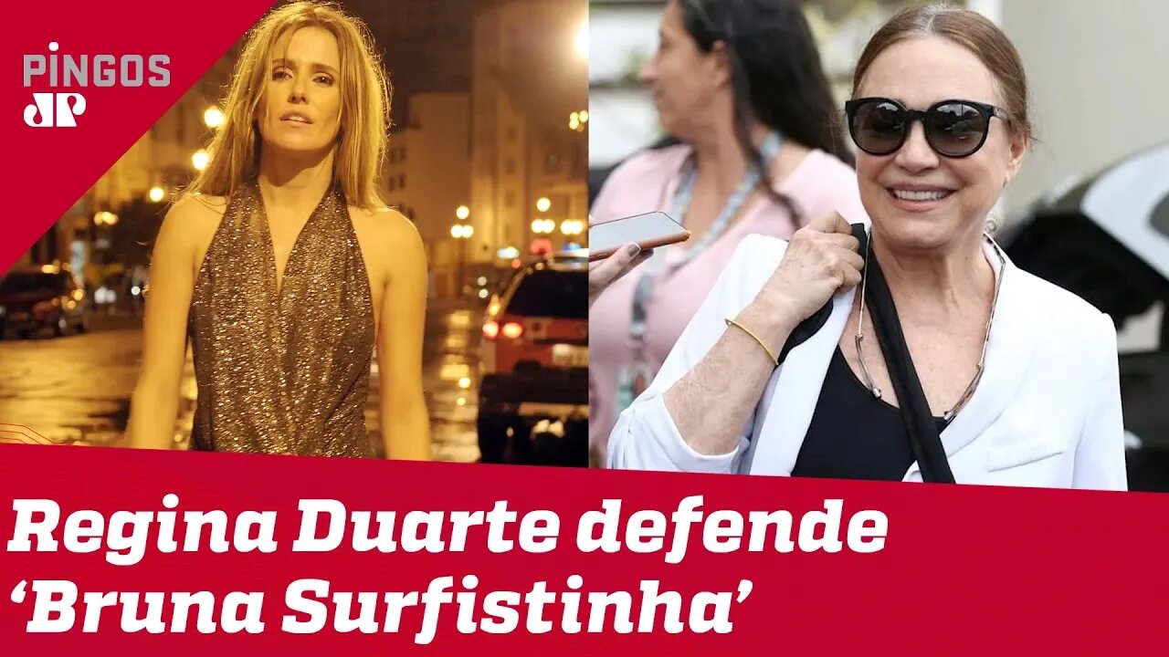 Regina Duarte defende 'Bruna Surfistinha'