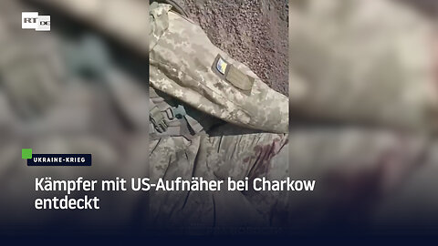 Kämpfer mit US-Aufnäher bei Charkow entdeckt