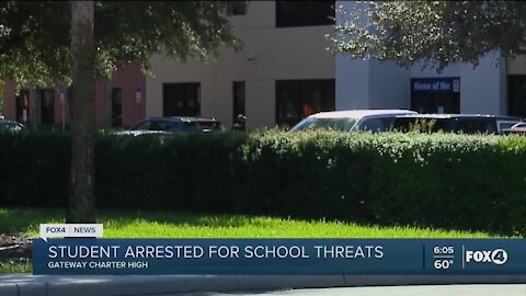 Teen jailed for school threats