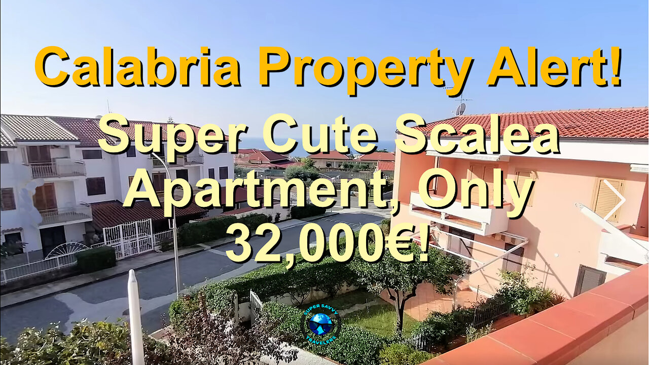 Calabria Property Alert! Super Cute Apartment in Scalea With Sea View, Only €32,000!